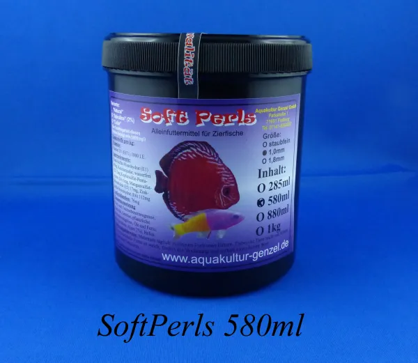 Soft Perls Natural in der großen 580ml Dose als gesundes Fischfutter